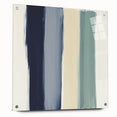 Minimalist Abstract Wall Art – Navy, Sage, and Neutral Strokes