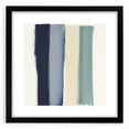 Minimalist Abstract Wall Art – Navy, Sage, and Neutral Strokes