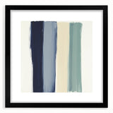 Minimalist Abstract Wall Art – Navy, Sage, and Neutral Strokes