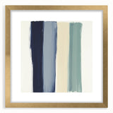 Minimalist Abstract Wall Art – Navy, Sage, and Neutral Strokes