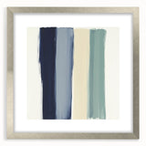 Minimalist Abstract Wall Art – Navy, Sage, and Neutral Strokes