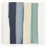 Minimalist Abstract Wall Art – Navy, Sage, and Neutral Strokes