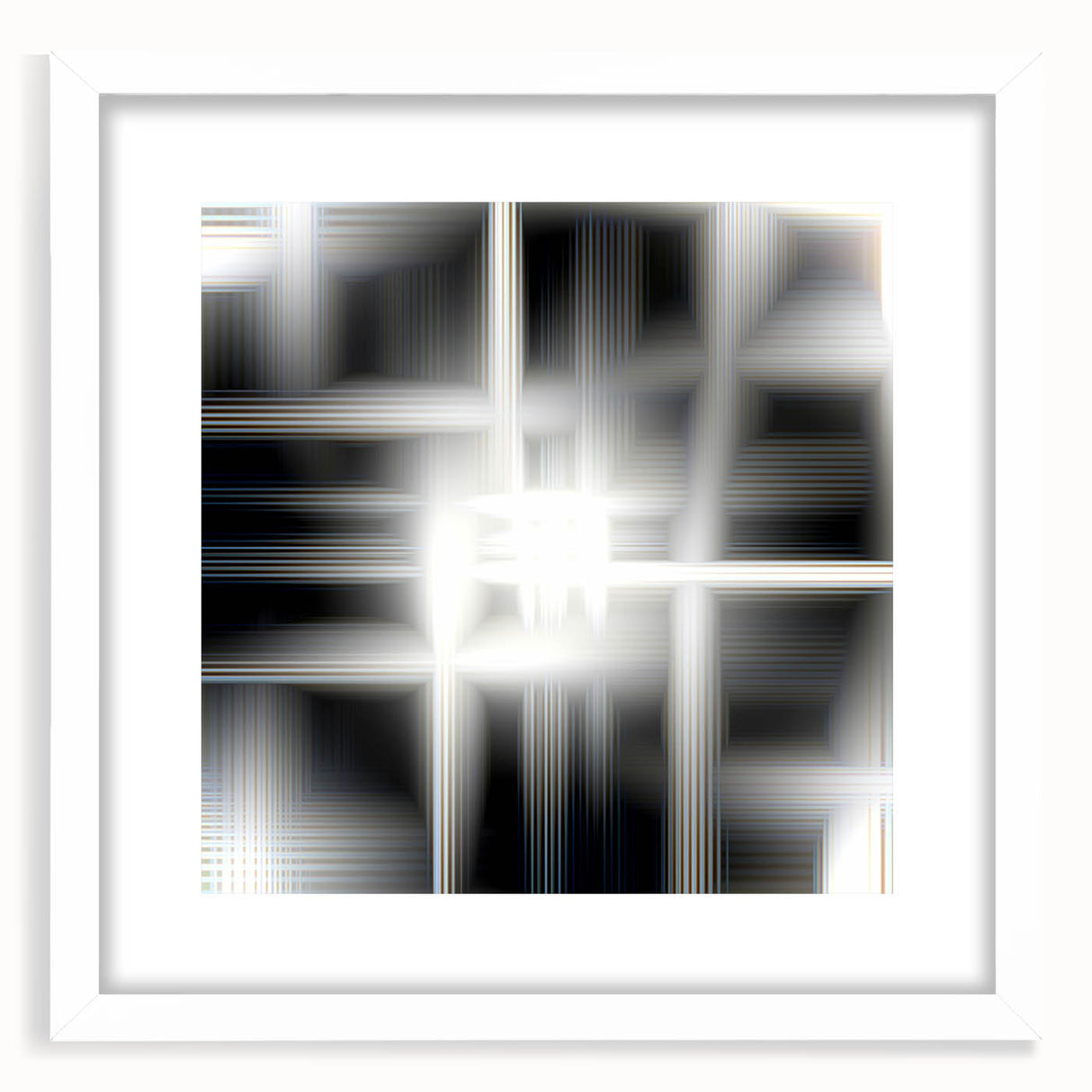 Luminous Abstract Wall Art - Modern Bedroom Canvas & Acrylic