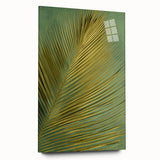Acrylic wall art design featuring a vibrant arrangement of flowers and botanical leaves, displayed from a side view, emphasizing its glossy finish and modern aesthetic. Perfect for adding a touch of nature-inspired elegance to any interior space.