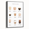 Black and white framed canvas featuring a vintage poster of landscape art, ideal for bedroom decor.