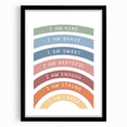 Affirmation Typography Art Print – Inspirational Rainbow Decor