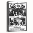 Aerosmith & Guns N' Roses Retro Poster – Vintage Rock Art