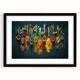 Colorful Spice Arrangement - Vibrant Kitchen Wall Art