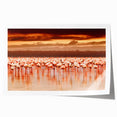 Extra large rolled print of a serene Kenyan landscape with vibrant greenery and soft sky tones.