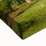 Large art canvas featuring a black and white landscape of Madagascar, ideal for bedroom wall decor.