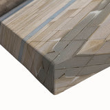 Large art of an Azerbaijani landscape in black and white on stretched canvas, ideal for bedroom decor.