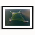 Extra large textured abstract art print featuring vibrant, colorful imagery of a Bangladesh scenery on a black framed canvas.