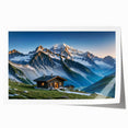 Extra large rolled print of Asian-inspired floral scenery, with soft pastel colors, suitable for dining room wall art.