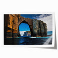 Extra large rolled print of a Tasmanian landscape, featuring soft pastel colors, ideal for dining room wall art.