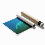 Extra large rolled print of a Caribbean Martinique scenery with vivid floral elements, ideal for classy bathroom wall art.
