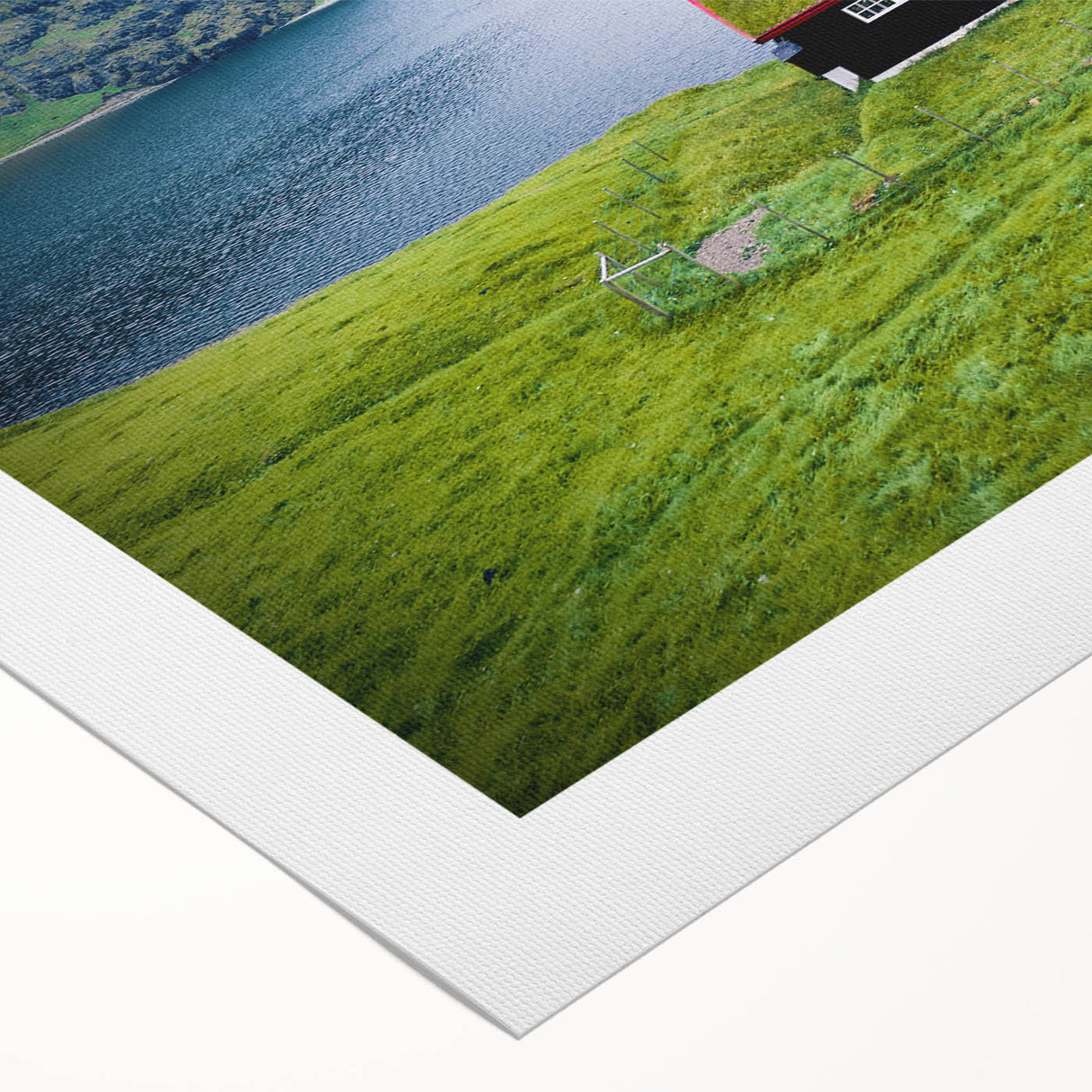 Art Deco poster of a European Denmark scenery on rolled canvas, suitable for dining room wall.