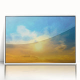 Art deco poster of a serene Ukrainian landscape, muted color tones on acrylic, ideal for modern nursery wall art.