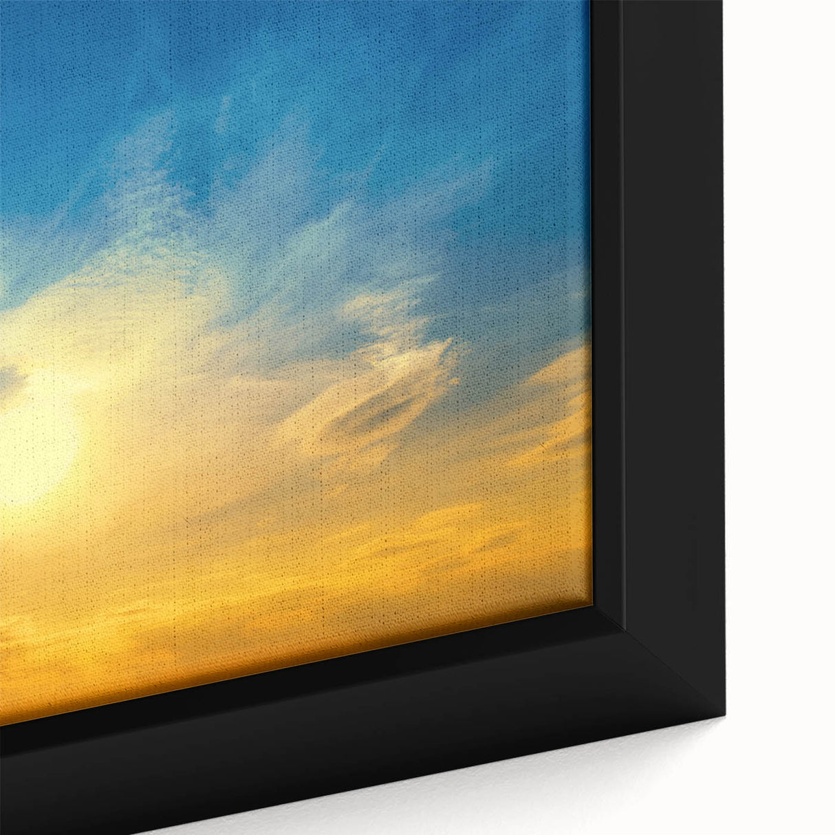 Extra large framed canvas featuring a textured, colorful depiction of a European scenery, ideal for living room decor.