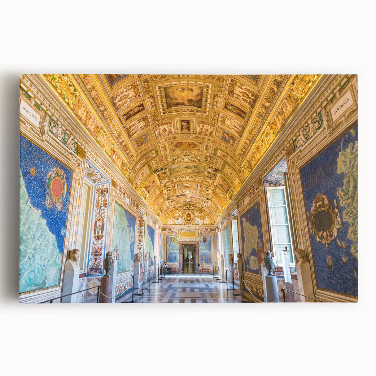 Black and white large canvas featuring the Vatican scenery, suitable for kitchen wall art.