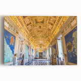 Black and white large canvas featuring the Vatican scenery, suitable for kitchen wall art.