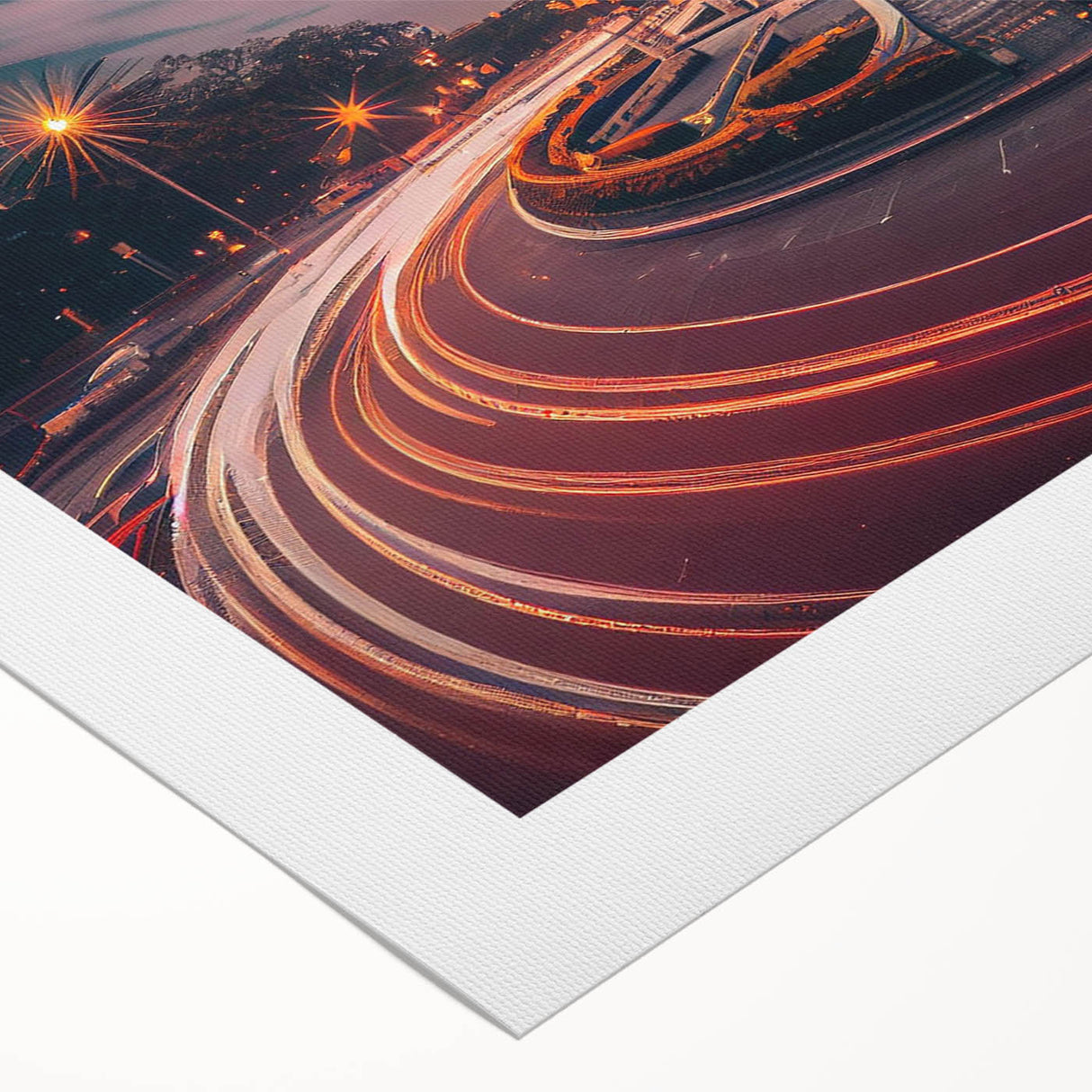 Art deco poster of Mexico City skyline in pastel shades on rolled canvas, suitable for dining room decor.