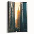 Black and white landscape painting of a Middle Eastern scenery on framed canvas, suitable for bedroom decor.