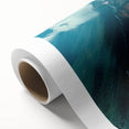 Art Deco poster of a South American scenery in pastel shades on rolled canvas, ideal for nursery wall art.