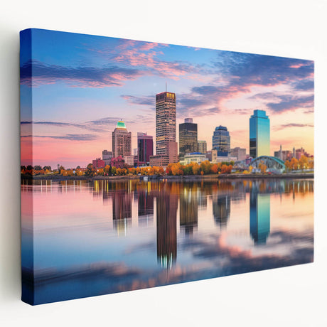 Large art depicting Arkansas scenery in muted earth tones on stretched canvas, ideal for kitchen wall decor.