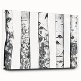 Acrylic print of Aspen, Colorado scenery in vibrant autumn colors, suitable for dining room decor.