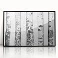 Large abstract wall art depicting Aspen, Colorado scenery in muted earth tones on a framed acrylic panel.
