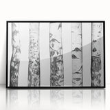 Large abstract wall art depicting Aspen, Colorado scenery in muted earth tones on a framed acrylic panel.