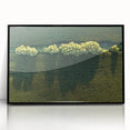 Large abstract wall art depicting vibrant, swirling colors on a framed acrylic, suitable for modern art wall decor.
