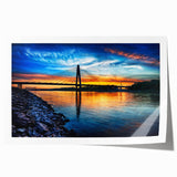Rolled print of Kansas scenery with soft pastel shades, ideal for art wall dining room.