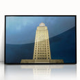 Large abstract wall art of a Louisiana landscape in muted earth tones on a framed acrylic.