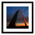 Colorful abstract art print of St.