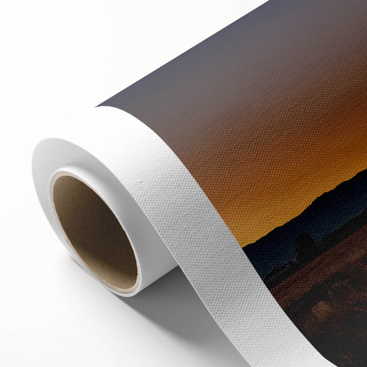 Art deco poster of Montana scenery in soft pastel shades, ideal for nursery wall art, rolled canvas format.