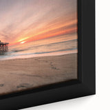 Textured black wall art depicting a scenic New Jersey landscape on extra large framed canvas, featuring colorful art accents.