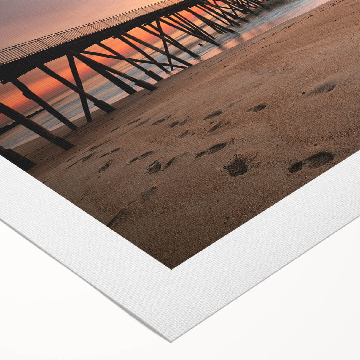 Art deco poster featuring the New Jersey skyline in muted pastel colors on rolled canvas, suitable for dining room decor.