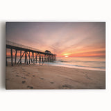 Black and white stretched canvas featuring a panoramic New Jersey scenery, suitable for kitchen wall art.