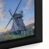 Textured black wall art of Charlotte skyline with colorful accents on a framed canvas, suitable for a large living room.