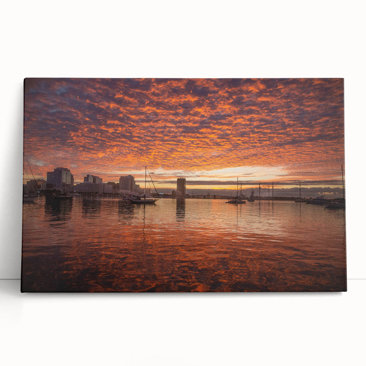 Black and white photo of Virginia scenery on a large stretched canvas, ideal for kitchen wall art or bedroom decor.
