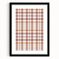 Extra large abstract art print featuring vibrant autumn hues on a textured canvas, framed in black.