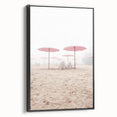 Black and white framed canvas depicting a vintage landscape scene, ideal for bedroom wall art.