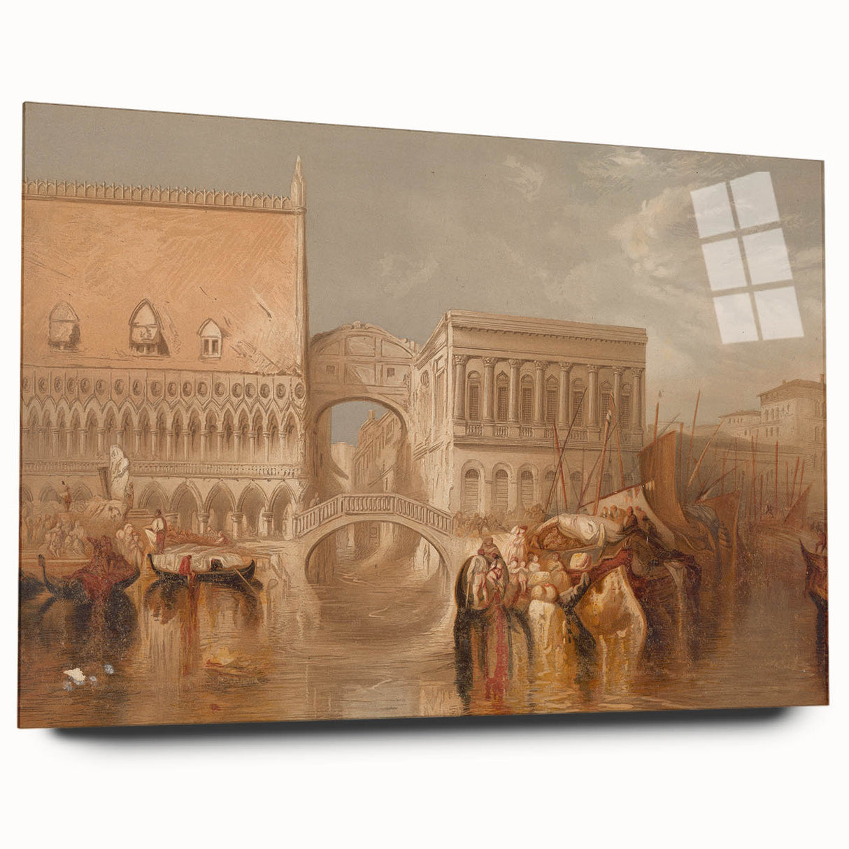 Venice - Bridge of Sighs - Romanticism Architecture Art Print