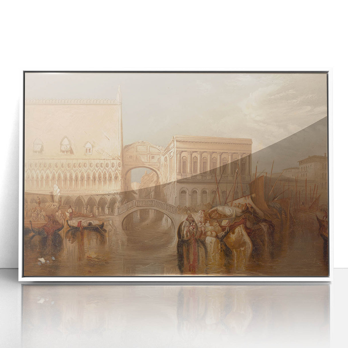 Venice - Bridge of Sighs - Romanticism Architecture Art Print