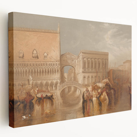 Venice - Bridge of Sighs - Romanticism Architecture Art Print