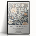 Framed acrylic wall art featuring vibrant abstract floral designs in rich colors, set against a sleek black frame, ideal for modern home decor.