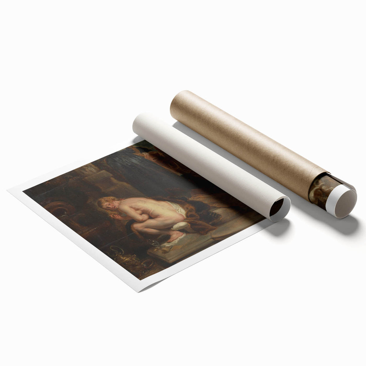 Baroque Allegorical Scene - Classic and Detailed Historical Wall Art