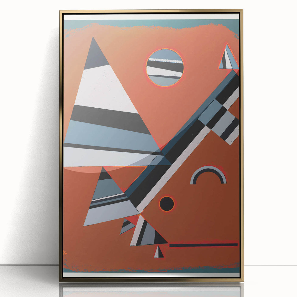 Modern Wall Art Print - Abstract Geometric Design, Contemporary Decor
