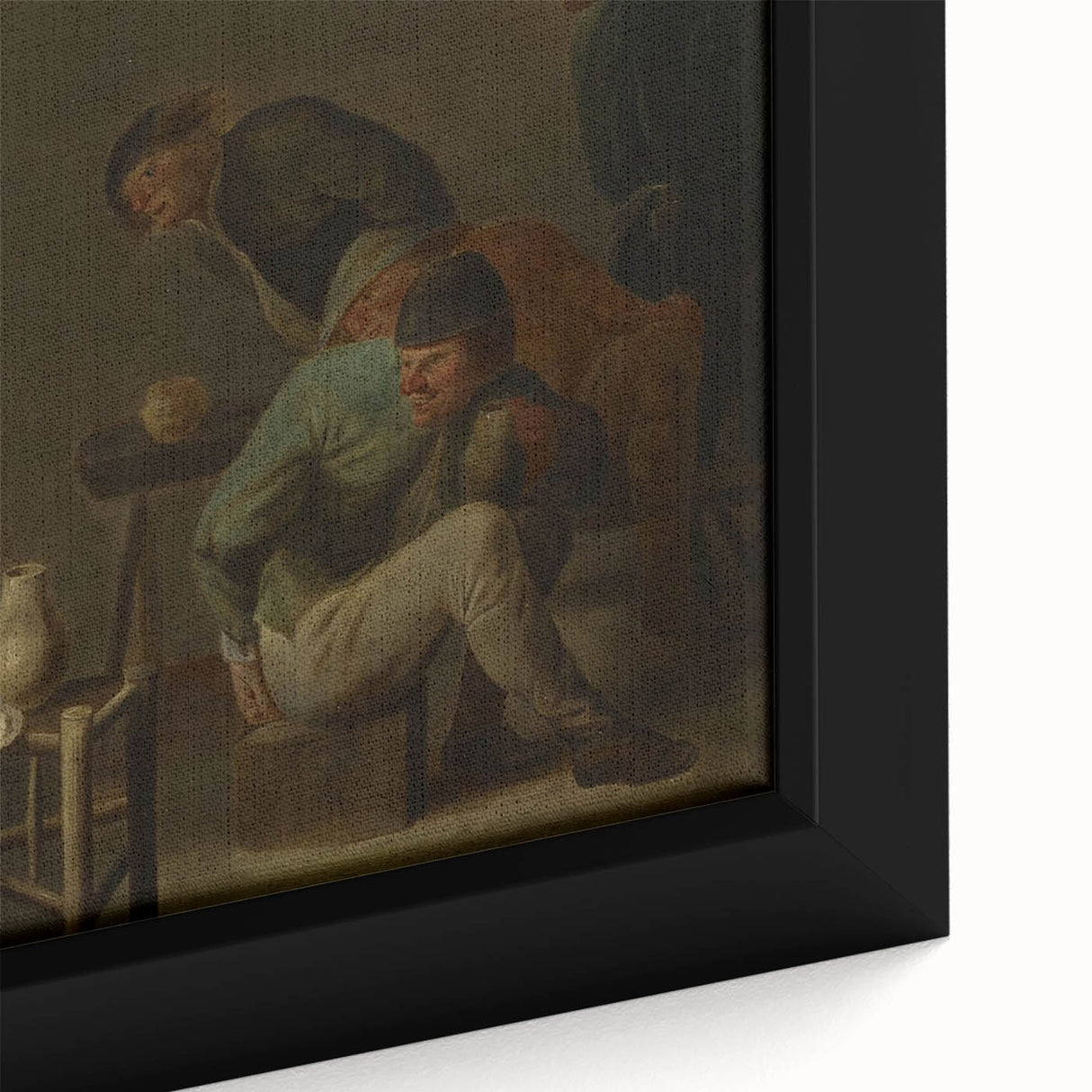 Baroque Rustic Tavern Scene - Classic Art Print with Historical Charm